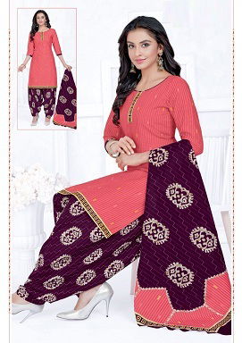 Siddhi Vinayak Pankhi 4 Cotton Printed Casual Wear Ready Made Regular Wear Dress Collection